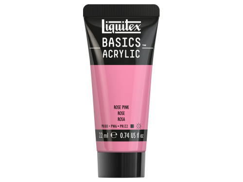 Farba akrylowa Basics Acrylic - Liquitex - 048, Rose Pink, 22 ml
