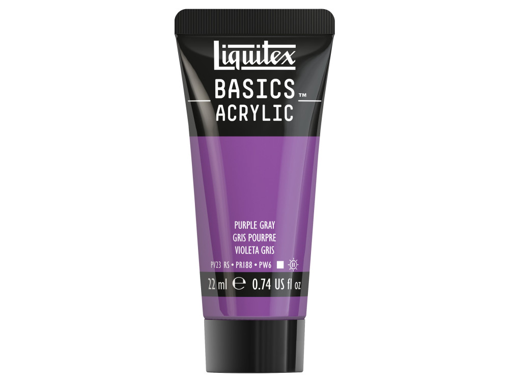 Farba akrylowa Basics Acrylic - Liquitex - 263, Purple Gray, 22 ml