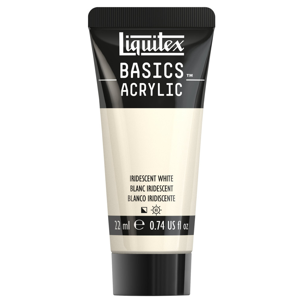Basics Acrylic paint - Liquitex - 238, Iridescent White, 22 ml