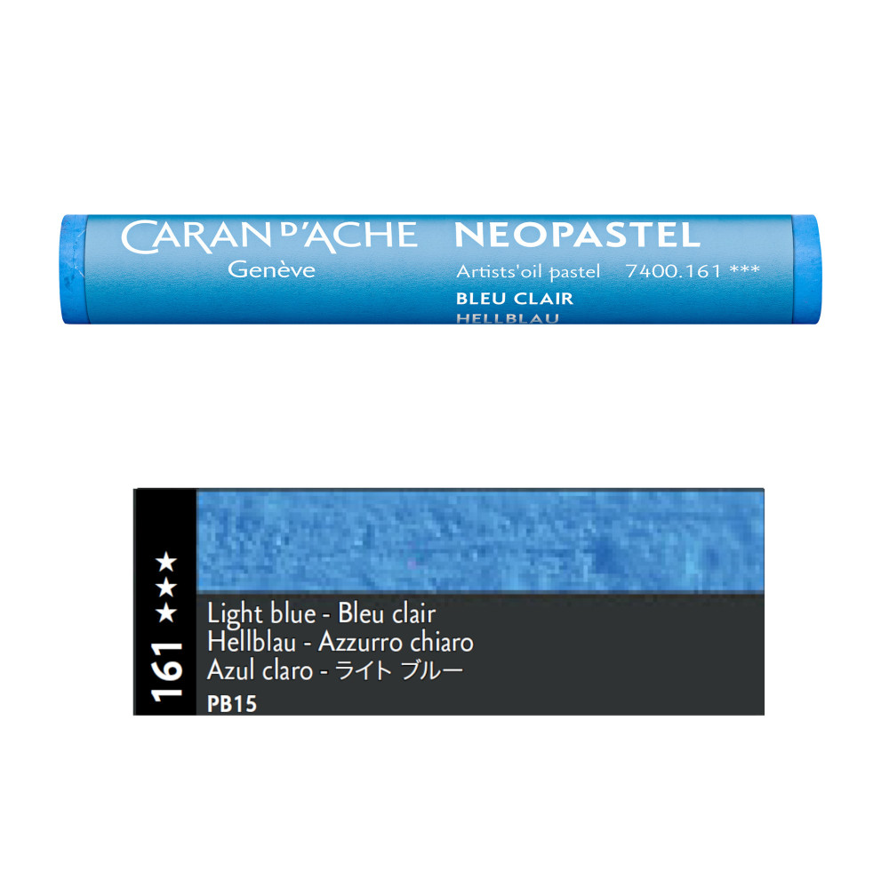 Pastele olejne Neopastel - Caran d'Ache - 161, Light Blue