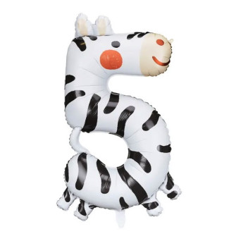 Palloncino Foil Jumbo Zebra, Palloncino Compleanno Zebra
