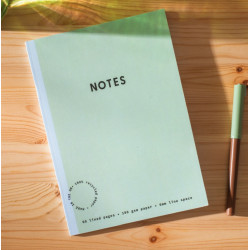 Notebook Mint, A5 - Once Upon a Tuesday - ruled, softcover, 100 g, 60 pages