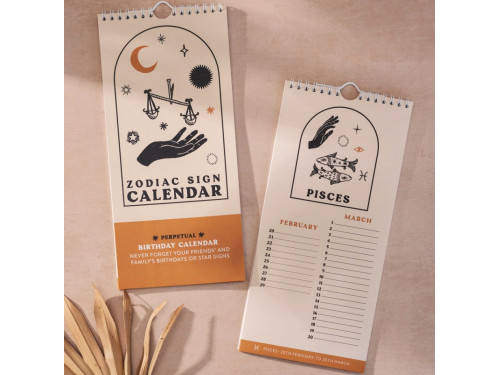 Kalendarz ścienny Zodiac Sign - Once Upon a Tuesday - niedatowany