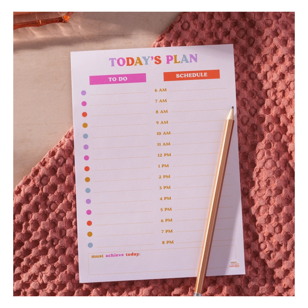 Daily planner You Got This, A5 - Once Upon a Tuesday - 115 g, 50 pages