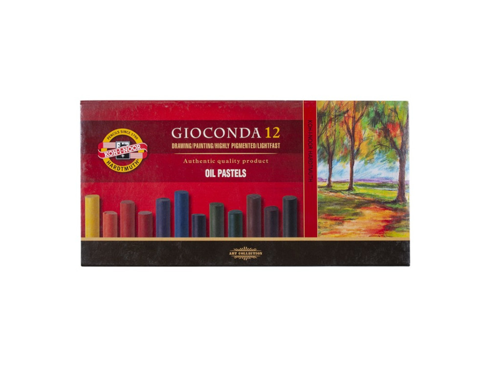 Set of Gioconda Oil Pastels - Koh-I-Noor - 12 pcs.