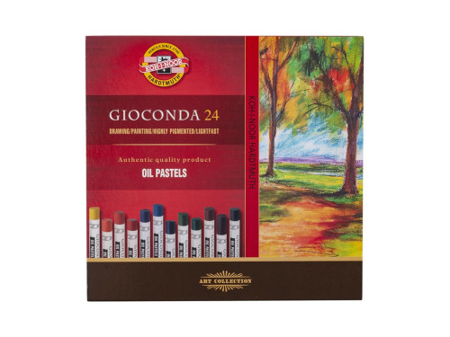 Zestaw pasteli olejnych Gioconda Oil Pastels - Koh-I-Noor - 24 kolory