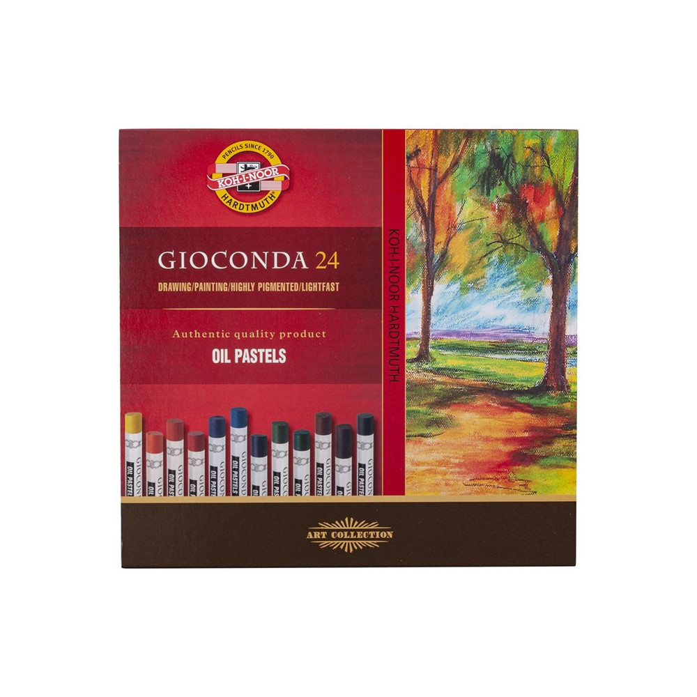 Set of Gioconda Oil Pastels - Koh-I-Noor - 24 pcs.