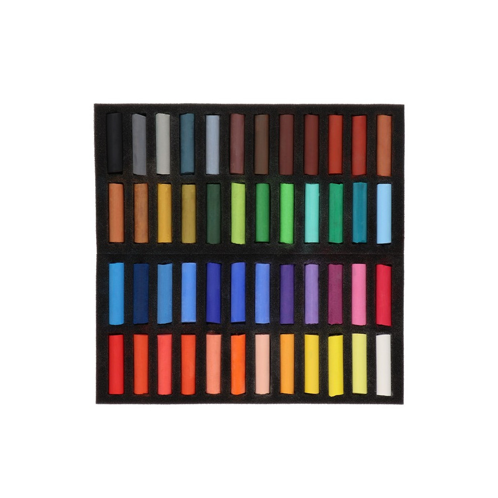 Zestaw pasteli suchych Toison D'or - Koh-I-Noor - połówki, 48 kolorów
