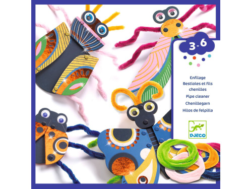 Art set for kids - Djeco - Shiny Worms