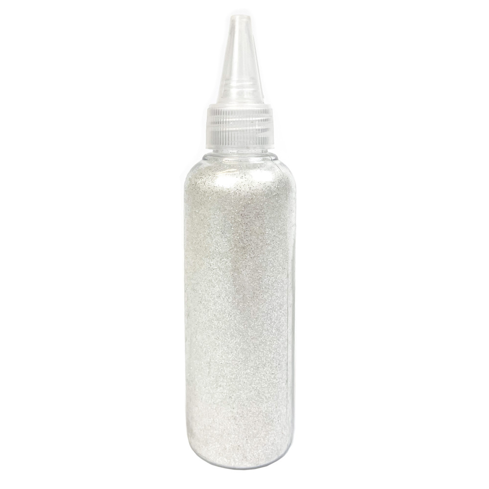 Glitter powder - white, 80 g