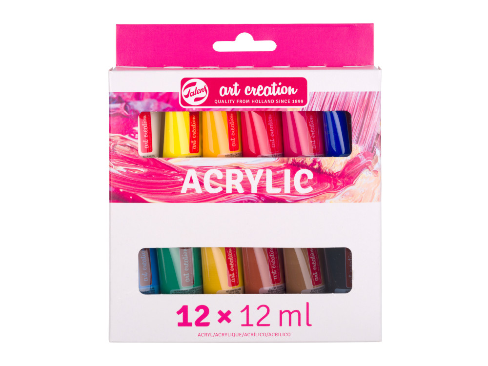 Set of acrylic paints - Talens Art Creation - 12 colors x 12 ml