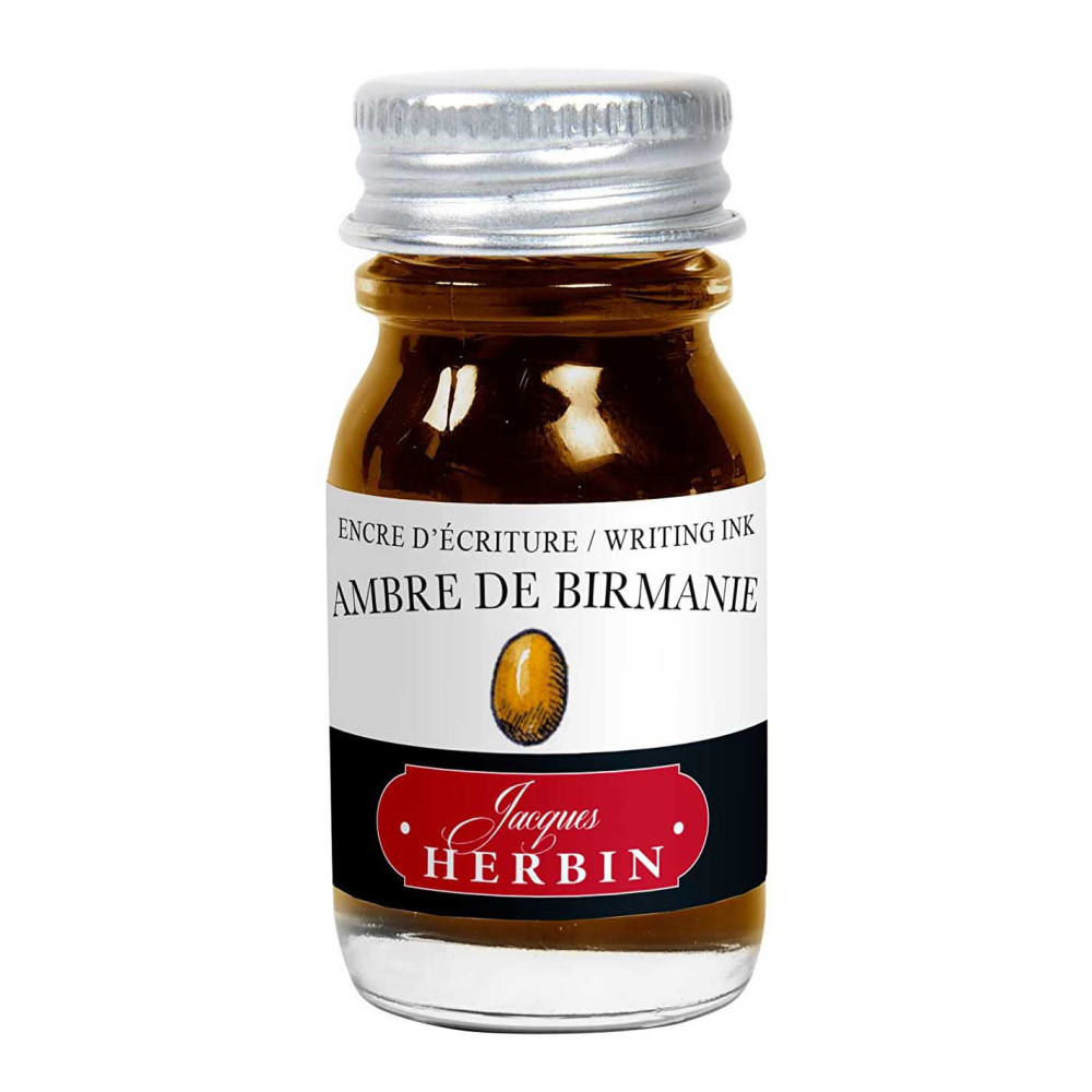 Ink bottle - J.Herbin - Ambre De Birmanie, 10 ml