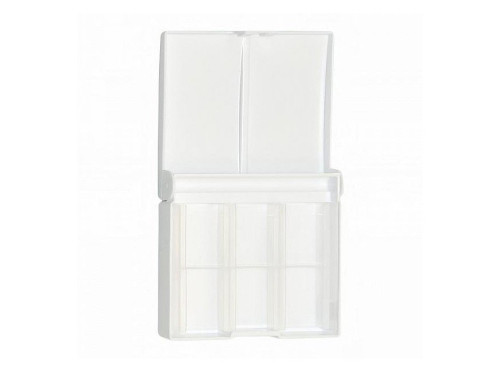 Plastic case, pocket box for watercolor pans - St. Petersburg - 12 pcs.