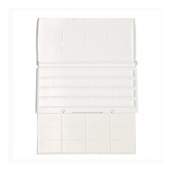 Plastic case, pocket box for watercolor pans - St. Petersburg - 36 pcs.