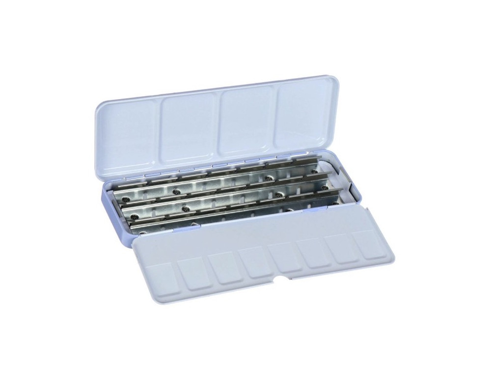 Metal case, pocket box for watercolor pans - St. Petersburg - 21 pcs.