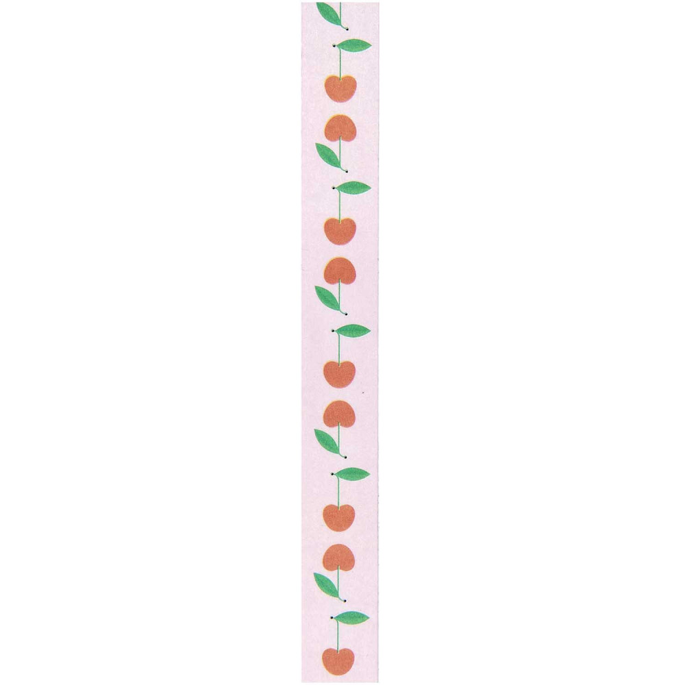 Washi tape, Cherries - Paper Poetry - pink, 15 mm x 10 m