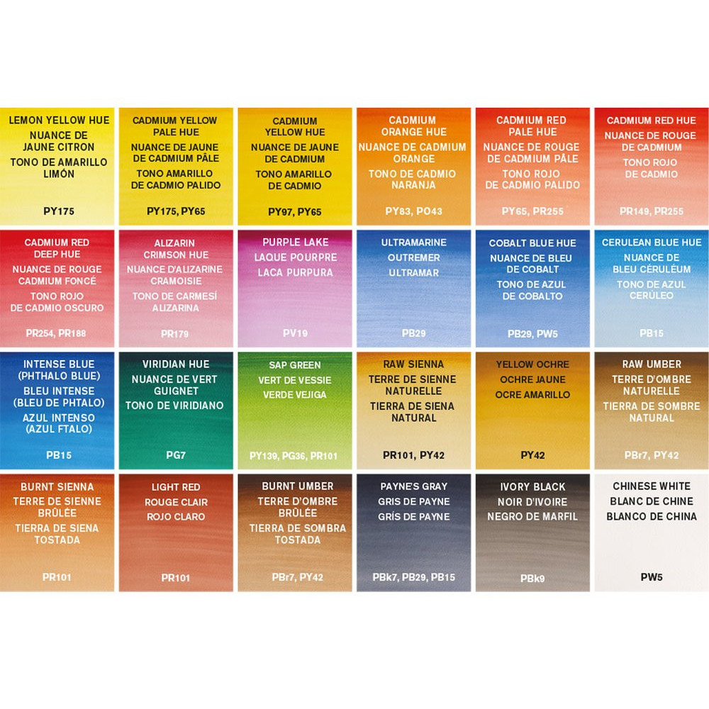 Zestaw farb akwarelowych Cotman Studio - Winsor & Newton - 24 kolory