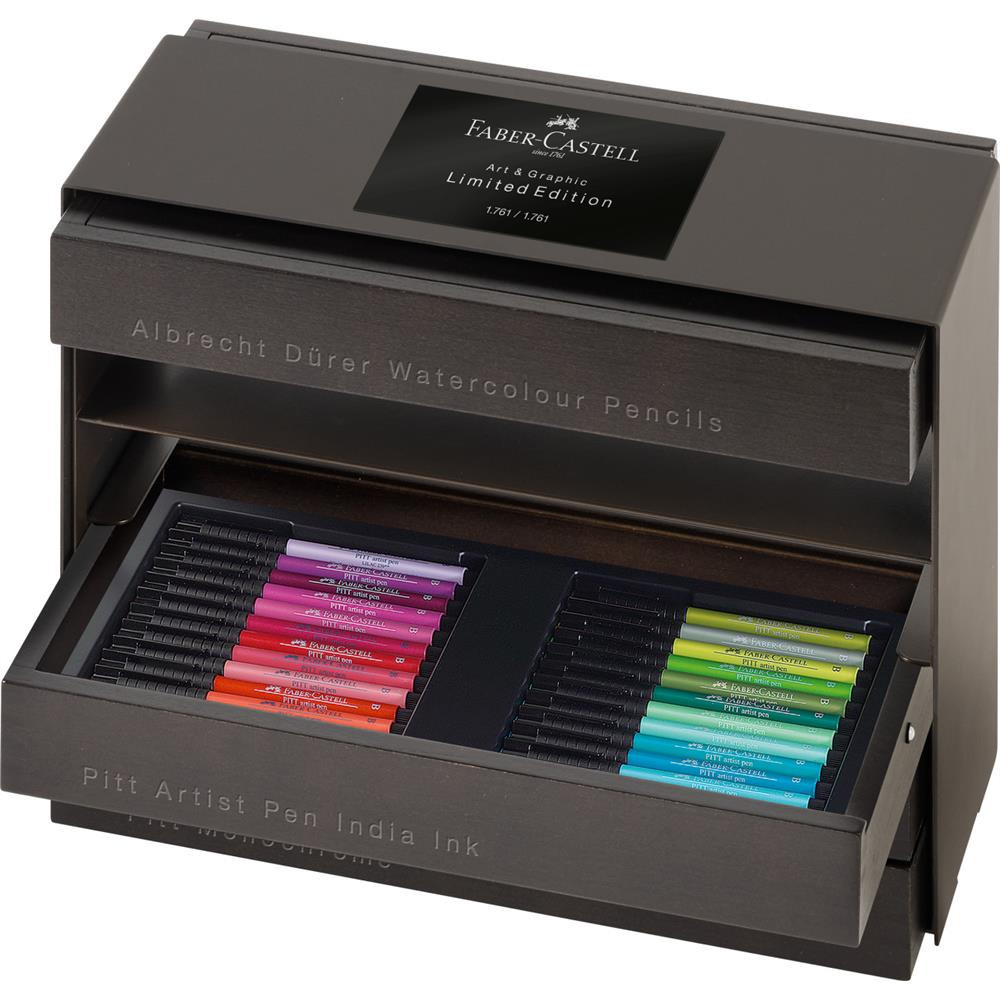 Zestaw Art & Graphic w drewnianej kasecie - Faber-Castell - 396 szt.