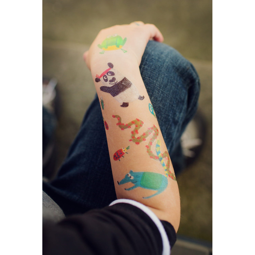 Set of washable tattoos for kids - Djeco - Animals