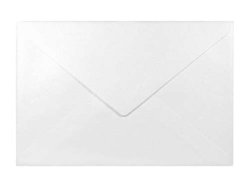 Koperta perłowa Sirio Pearl 125g - C6 Ice White śnieżnobiała