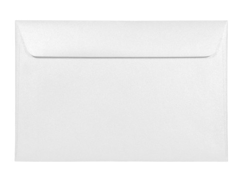 Koperta perłowa Majestic 120g - C6, Marble White, biała
