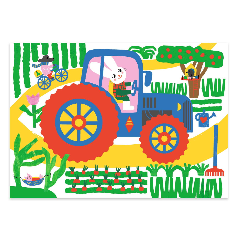 Scratch boards for toddlers - Djeco - Learning about vehicles
