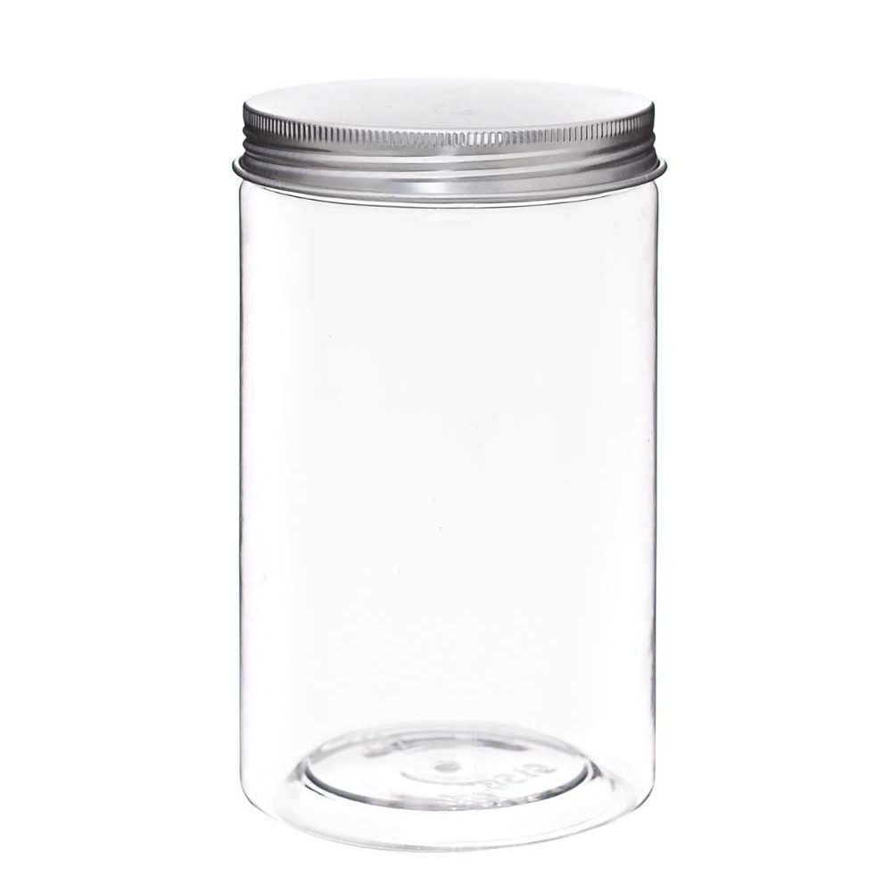 Plastic jar with lid - DpCraft - 8,5 x 15 cm