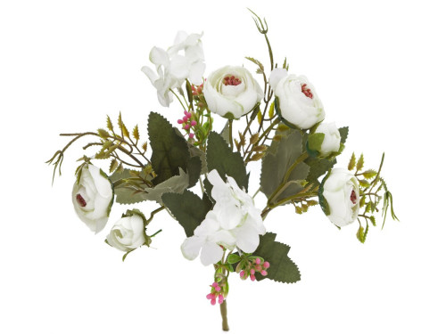 Camellias bouquet - DpCraft - cream, 29 cm
