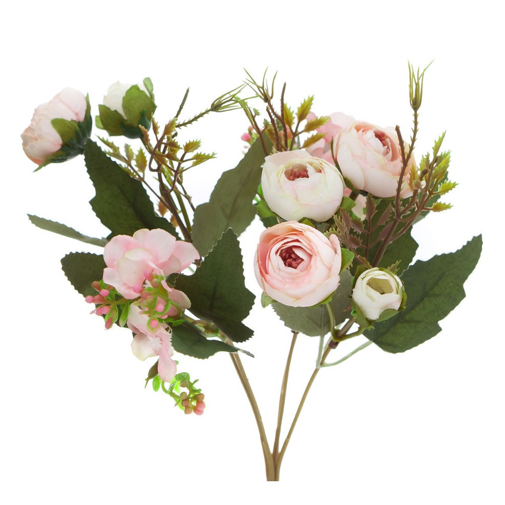 Camellias bouquet - DpCraft - powder pink, 29 cm