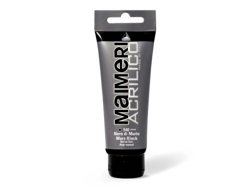 Farba akrylowa Acrilico - Maimeri - 540, Mars Black, 200 ml