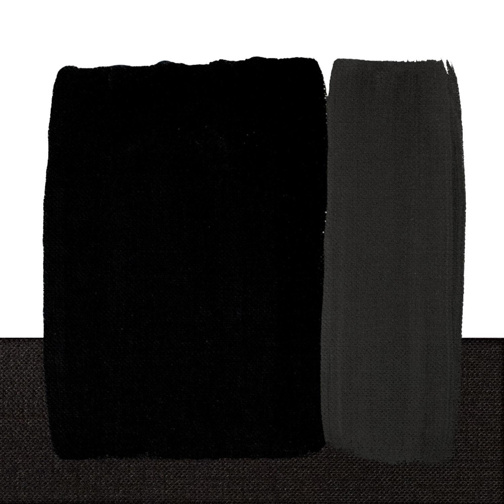 Farba akrylowa Acrilico - Maimeri - 537, Carbon Black, 200 ml