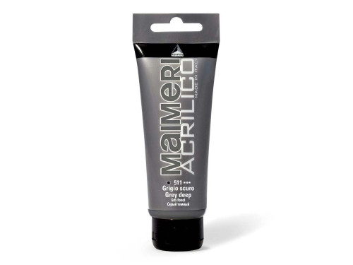 Farba akrylowa Acrilico - Maimeri - 511, Grey Deep, 200 ml