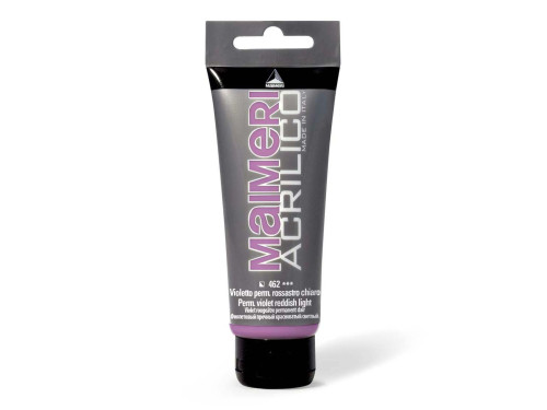Farba akrylowa Acrilico - Maimeri - 462, Permanent Violet Reddish Light, 200 ml