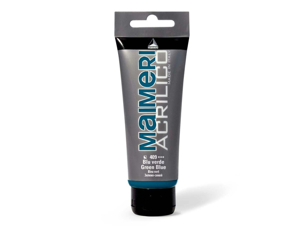 Farba akrylowa Acrilico - Maimeri - 409, Green Blue, 200 ml
