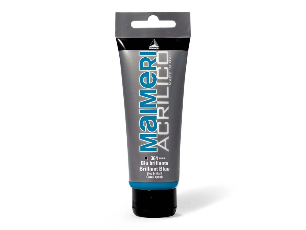 Acrylic paint Acrilico - Maimeri - 364, Brilliant Blue, 200 ml