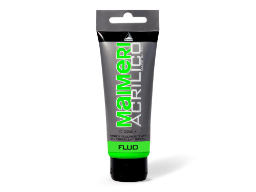 Acrylic paint Acrilico - Maimeri - 326, Fluorescent Green, 200 ml