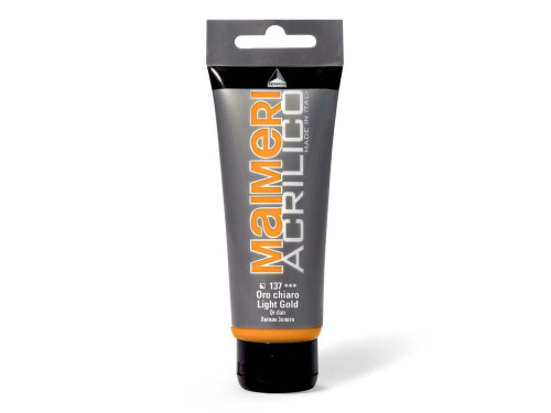 Farba akrylowa Acrilico - Maimeri - 137, Light Gold, 200 ml