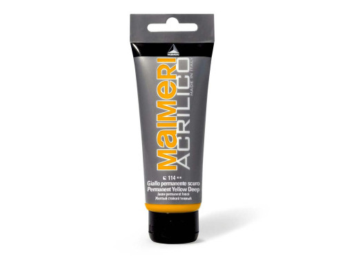 Farba akrylowa Acrilico - Maimeri - 114, Permanent Yellow Deep, 200 ml