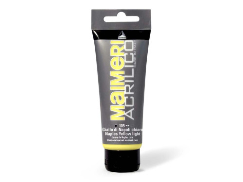 Acrylic paint Acrilico - Maimeri - 105, Naples Yellow Light, 200 ml