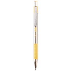 Ballpoint Pen F-301 - Zebra - Pastel Yellow, 0,7 mm