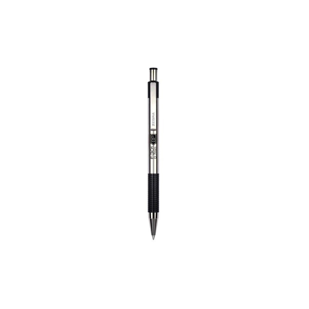 Długopis F-301 - Zebra - Black, 0,7 mm