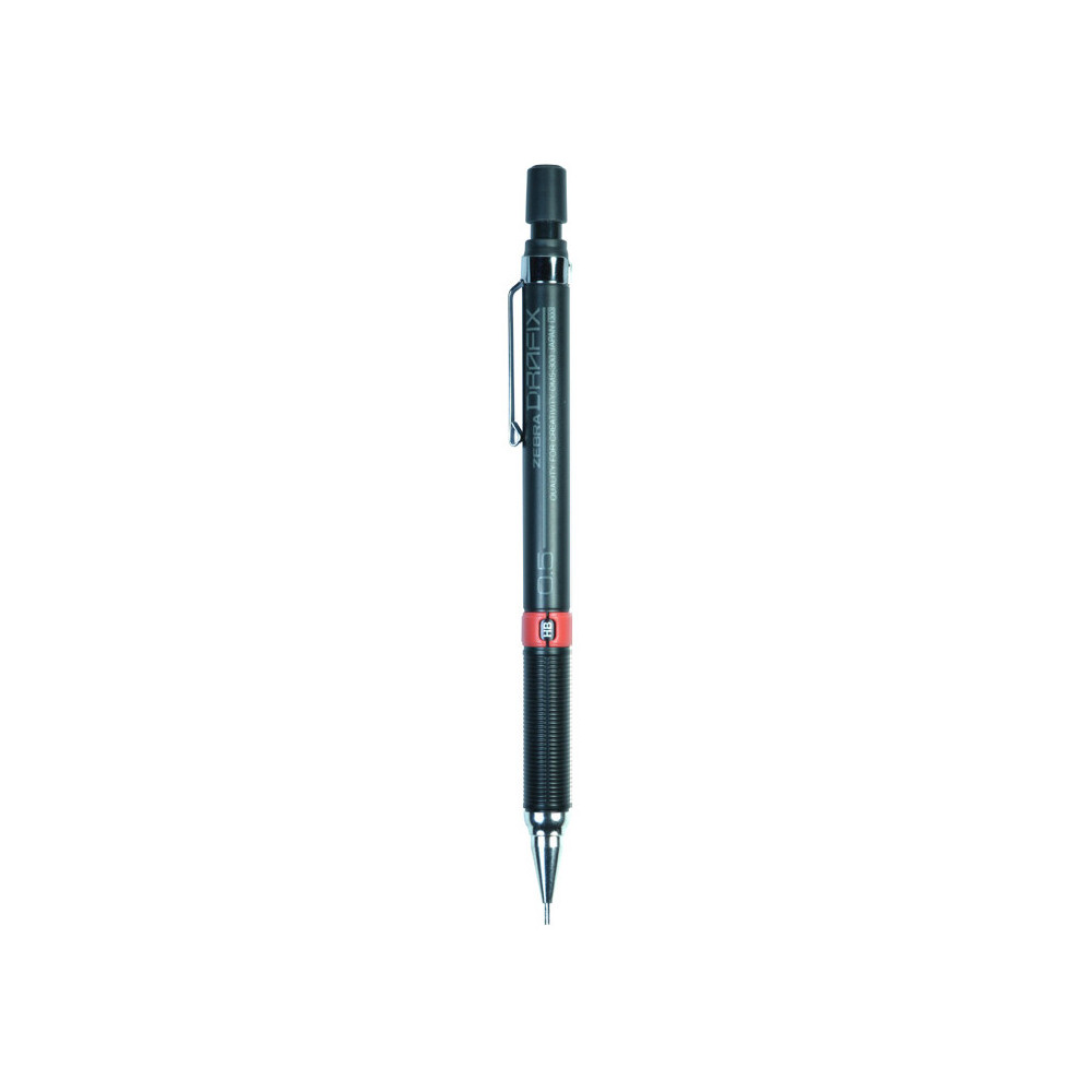 Mechanical pencil Drafix - Zebra - Black, 0,5 mm