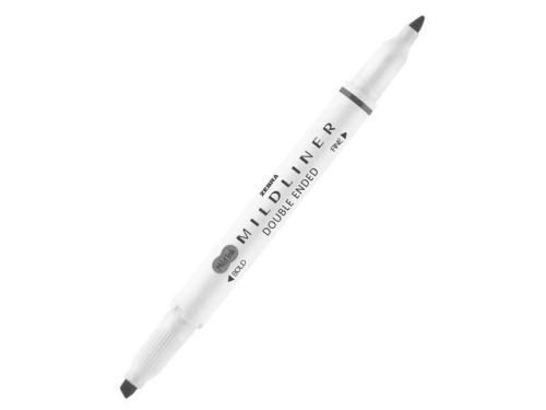 Double ended highlighter Mildliner - Zebra - Cool & Refined Grey