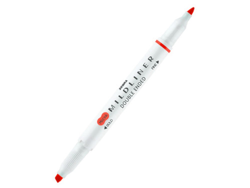 Zakreślacz dwustronny Mildliner - Zebra - Cool & Refined Red