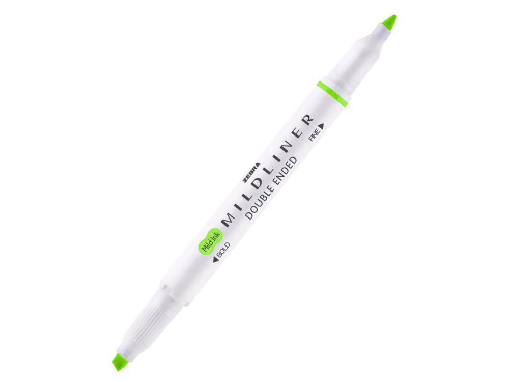 Double ended highlighter Mildliner - Zebra - Cool & Refined Green