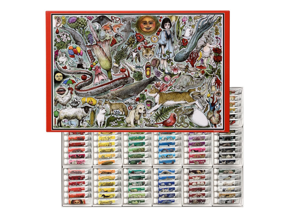 Zestaw Artists’ Watercolor - Holbein x Yuko Higuchi - 108 kolorów x 5 ml