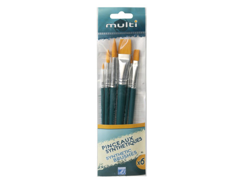 Set of synthetic brushes, Multi - Lefranc & Bourgeois - 6 pcs.