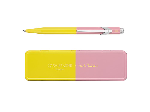 Długopis 849 Paul Smith z etui - Caran d'Ache - Chartreuse & Rose