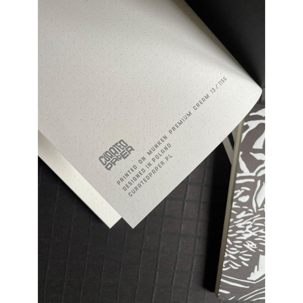 Notes Kratka biały, B5 - Curated Paper - w kropki, miękka okładka, 115 g/m2