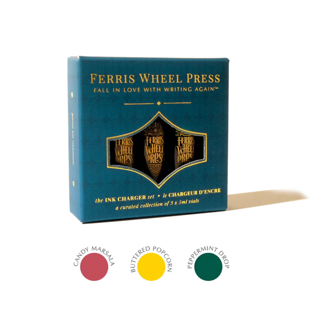 Zestaw atramentów Ink Charger - Ferris Wheel Press - The Candy Stand Collection, 3 x 5 ml